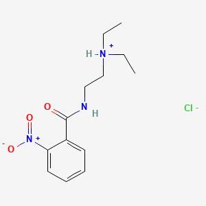 diethyl-[2-[(2-nitrobenzoyl)amino]ethyl]azanium;chloride