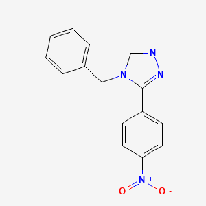 4-benzyl-3-(4-nitrophenyl)-4H-1,2,4-triazole