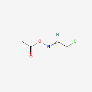 molecular formula C4H6ClNO2 B13730098 (2-Chloroethylideneamino) acetate CAS No. 33779-80-5