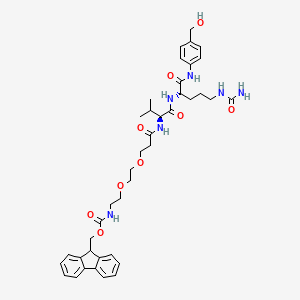 molecular formula C40H52N6O9 B13730220 Fmoc-PEG2-Val-Cit-PAB-OH 