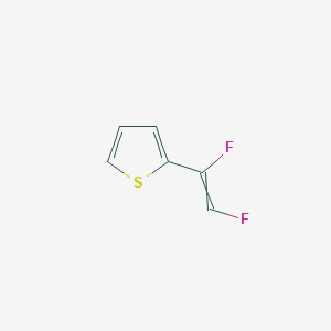 molecular formula C6H4F2S B13730241 2-(1,2-Difluoroethenyl)thiophene CAS No. 316173-92-9