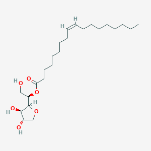 molecular formula C24H44O6 B13730242 [(1R)-1-[(2S,3R,4S)-3,4-dihydroxyoxolan-2-yl]-2-hydroxyethyl] (Z)-octadec-9-enoate 