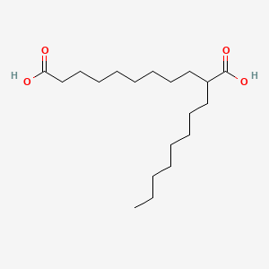 molecular formula C19H36O4 B13730247 2-Octylundecanedioic acid CAS No. 4124-87-2