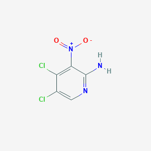 molecular formula C5H3Cl2N3O2 B1373025 4,5-Dichloro-3-nitropyridin-2-amine CAS No. 662116-67-8