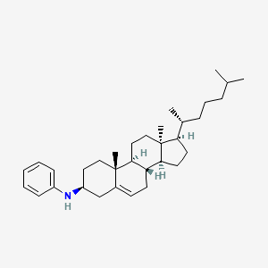 molecular formula C33H51N B13730258 Cholesteryl aniline 