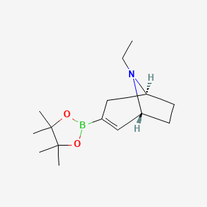 (1R,5S)-8-Ethyl-3-(4,4,5,5-tetramethyl-1,3,2-dioxaborolan-2-yl)-8-azabicyclo[3.2.1]oct-2-ene