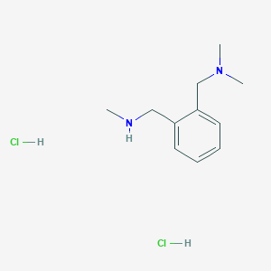 molecular formula C11H18N2 B1373037 {2-[(Dimethylamino)methyl]benzyl}methylamine dihydrochloride CAS No. 915922-17-7