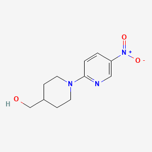 molecular formula C11H15N3O3 B1373039 [1-(5-Nitropyridin-2-yl)piperidin-4-yl]methanol CAS No. 1227935-27-4