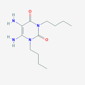 molecular formula C12H22N4O2 B137304 1,3-Dibutyl-5,6-diaminouracil CAS No. 52998-23-9