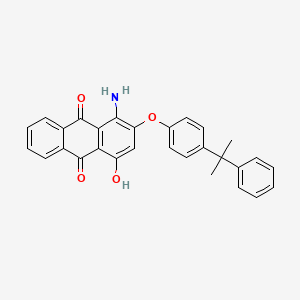 9,10-Anthracenedione, 1-amino-4-hydroxy-2-(4-(1-methyl-1-phenylethyl)phenoxy)-