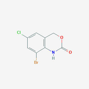 molecular formula C8H5BrClNO2 B13730459 8-Bromo-6-chloro-1H-benzo[d][1,3]oxazin-2(4H)-one 