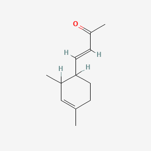 molecular formula C12H18O B13730478 4-(2,4-Dimethyl-3-cyclohexen-1-yl)-3-buten-2-one CAS No. 4687-77-8