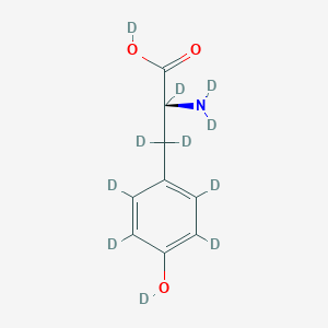 molecular formula C9H11NO3 B13730484 L-Tyrosine-d11 