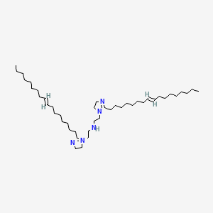 2-(8-Heptadecenyl)-N-(2-(2-(8-heptadecenyl)-4,5-dihydro-1H-imidazol-1-yl)ethyl)-4,5-dihydro-1H-imidazole-1-ethylamine