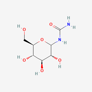 molecular formula C7H14N2O6 B13730516 D-Glucosylurea CAS No. 5962-14-1