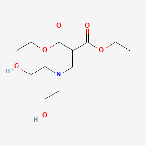 Diethyl {[bis(2-hydroxyethyl)amino]methylidene}propanedioate