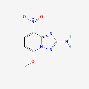 2-Amino-5-methoxy-8-nitro-[1,2,4]triazolo[1,5-a]pyridine