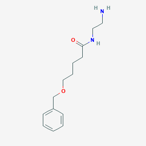 molecular formula C14H22N2O2 B13730631 N-(2-aminoethyl)-5-(benzyloxy)pentanamide 