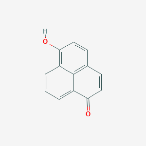 molecular formula C13H8O2 B13730644 6-Hydroxy-1H-phenalen-1-one CAS No. 3352-82-7