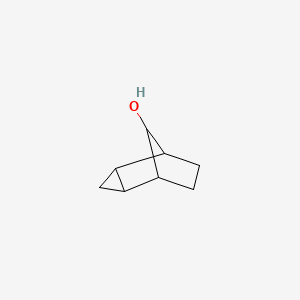 molecular formula C8H12O B13730678 Tricyclo(3.2.1.02,4)octan-8-ol, endo-anti- CAS No. 90410-26-7