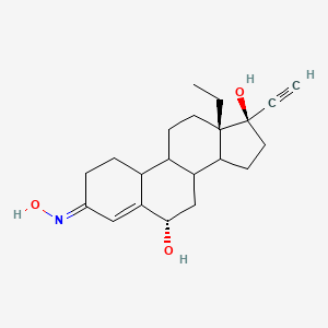 molecular formula C21H29NO3 B13730712 6alpha-Hydroxy Desacetyl Norgestimate 