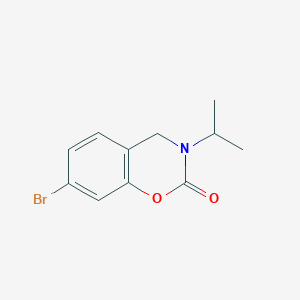 7-Bromo-3-isopropyl-3,4-dihydro-2H-benzo[e][1,3]oxazin-2-one