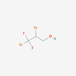 molecular formula C3H4Br2F2O B13730719 2,3-Dibromo-3,3-difluoropropan-1-OL CAS No. 33119-51-6