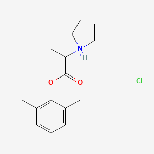 molecular formula C15H24ClNO2 B13730721 L-N,N-Diethylalanine 2,6-xylyl ester hydrochloride CAS No. 2014-27-9