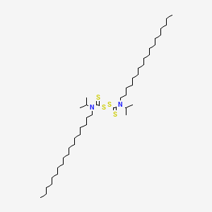 molecular formula C44H88N2S4 B13730742 Thioperoxydicarbonic diamide ([(H2N)C(S)]2S2), N,N'-bis(1-methylethyl)-N,N'-dioctadecyl- CAS No. 35318-10-6