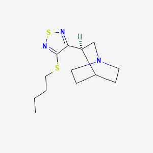 (3R)-3-[4-(Butylthio)-1,2,5-thiadiazol-3-yl]-1-azabicyclo[2.2.2]octane