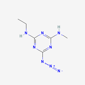 1,3,5-Triazine-2,4-diamine, 6-azido-N-ethyl-N'-methyl-