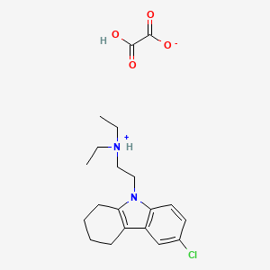 Carbazole, 1,2,3,4-tetrahydro-6-chloro-9-(2-diethylaminoethyl)-, oxalate