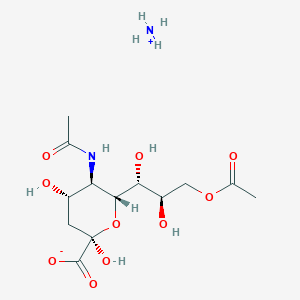 molecular formula C13H24N2O10 B13730791 N,9-O-Diacetylneuraminic acid ammonium 