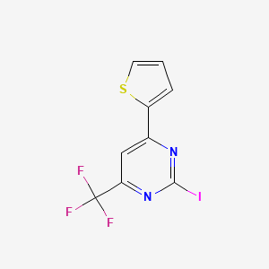 2-Iodo-6-(2-thienyl)-4-(trifluoromethyl)pyrimidine