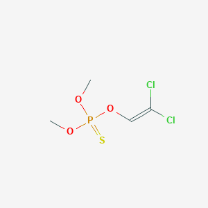 molecular formula C4H7Cl2O3PS B13730820 O-(2,2-Dichlorovinyl) O,O-dimethylthiophosphate CAS No. 36560-17-5