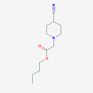 molecular formula C12H20N2O2 B1373084 Butyl 2-(4-cyanopiperidin-1-yl)acetate CAS No. 1457358-72-3