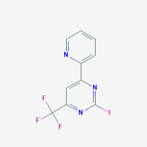 2-Iodo-6-(pyridin-2-yl)-4-(trifluoromethyl)pyrimidine