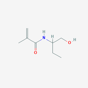 molecular formula C8H15NO2 B13730883 N-(1-Hydroxybutan-2-yl)-2-methylprop-2-enamide CAS No. 13880-06-3