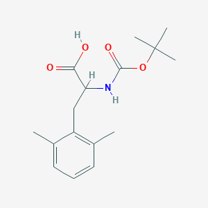 3-(2,6-Dimethylphenyl)-2-[(2-methylpropan-2-yl)oxycarbonylamino]propanoic acid