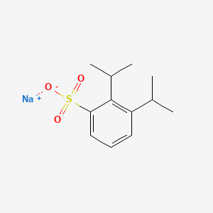 molecular formula C12H17NaO3S B13730913 Sodium diisopropylbenzenesulphonate CAS No. 28348-54-1