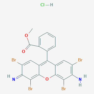 Methyl 2-(3-amino-2,4,5,7-tetrabromo-6-iminoxanthen-9-yl)benzoate;hydrochloride