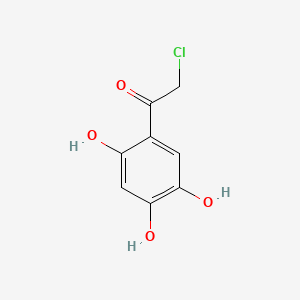 2-Chloro-1-(2,4,5-trihydroxyphenyl)ethanone