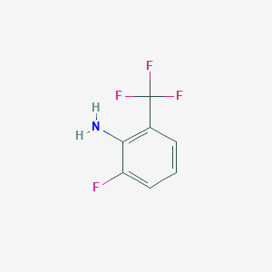 molecular formula C7H5F4N B137313 2-Fluoro-6-(trifluoromethyl)aniline CAS No. 144851-61-6