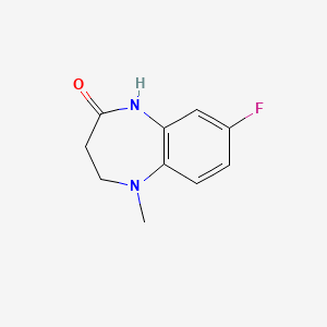 8-fluoro-5-methyl-2,3,4,5-tetrahydro-1H-1,5-benzodiazepin-2-one