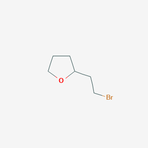 molecular formula C6H11BrO B1373140 2-(2-Bromoethyl)tetrahydrofuran CAS No. 1050493-67-8