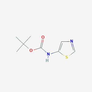 molecular formula C8H12N2O2S B1373145 5-(Boc-氨基)噻唑 CAS No. 942631-50-7