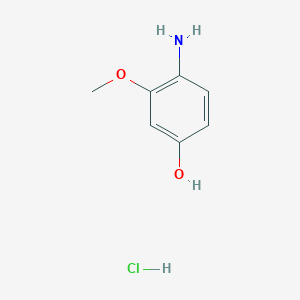 molecular formula C7H10ClNO2 B1373146 4-Amino-3-methoxyphenol hydrochloride CAS No. 37966-57-7