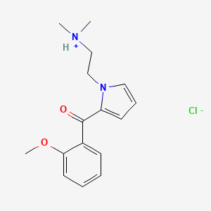 1-(2-(Dimethylamino)ethyl)-2-(o-methoxybenzoyl)pyrrole monohydrochloride