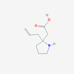 [2-(Prop-2-en-1-yl)pyrrolidin-2-yl]acetic acid