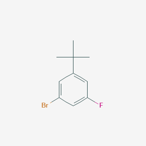 molecular formula C10H12BrF B1373153 1-Bromo-3-(tert-butyl)-5-fluorobenzene CAS No. 1123172-38-2